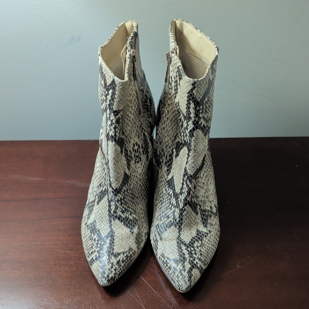 Sam Edelman Snakeskin Ankle Boots